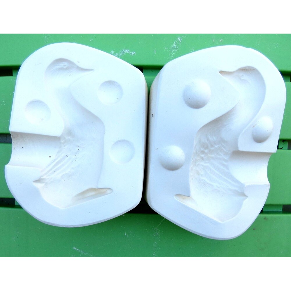 Kimple Vintage 1983 Standing Duck Toothpick Holder Slip Mold #697